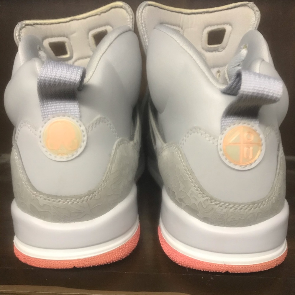 Pink and grey women’s Jordan’s. 6.5 Y